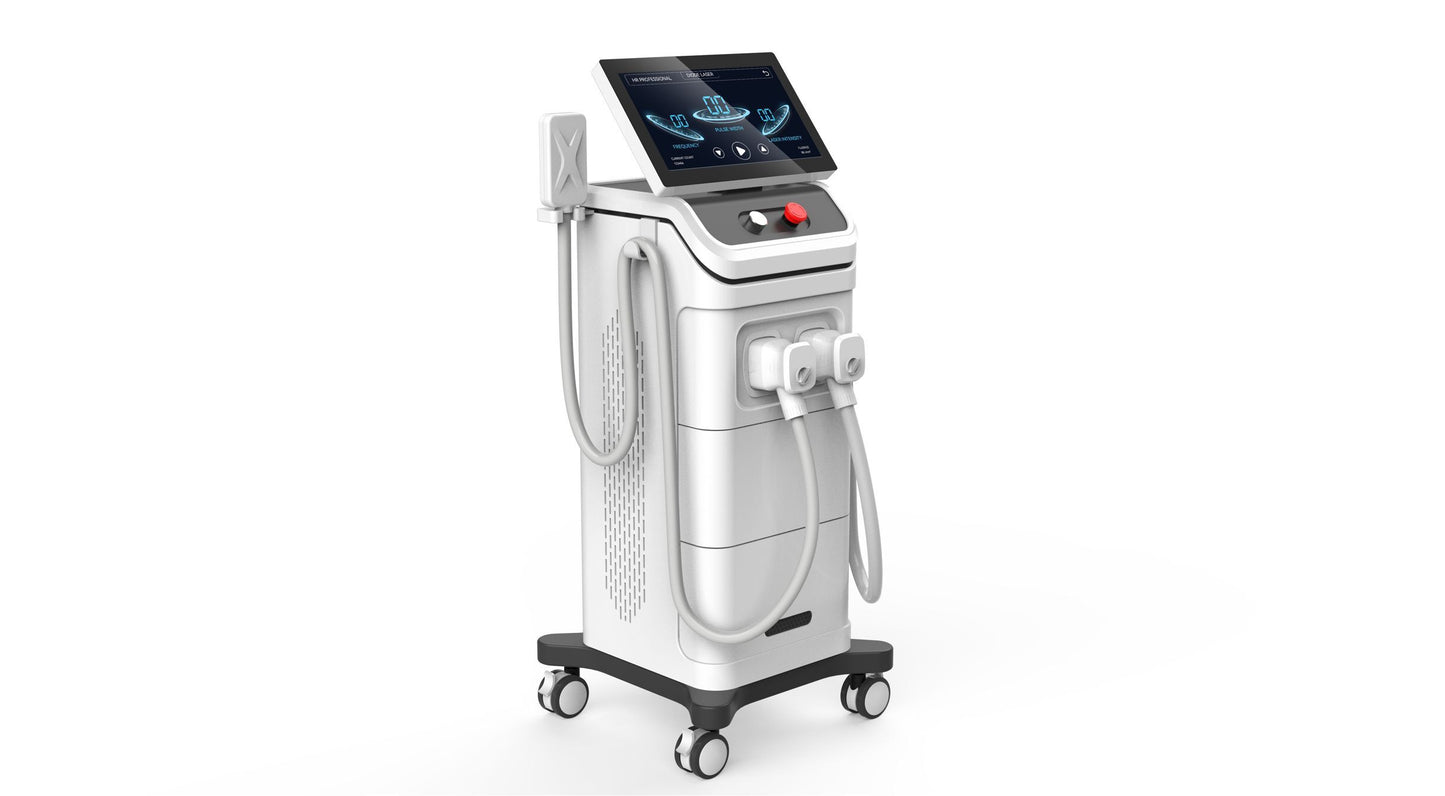 Updated 808nm Diode Laser Hair Removal & Skin Rejuvenation, five spot sizes included