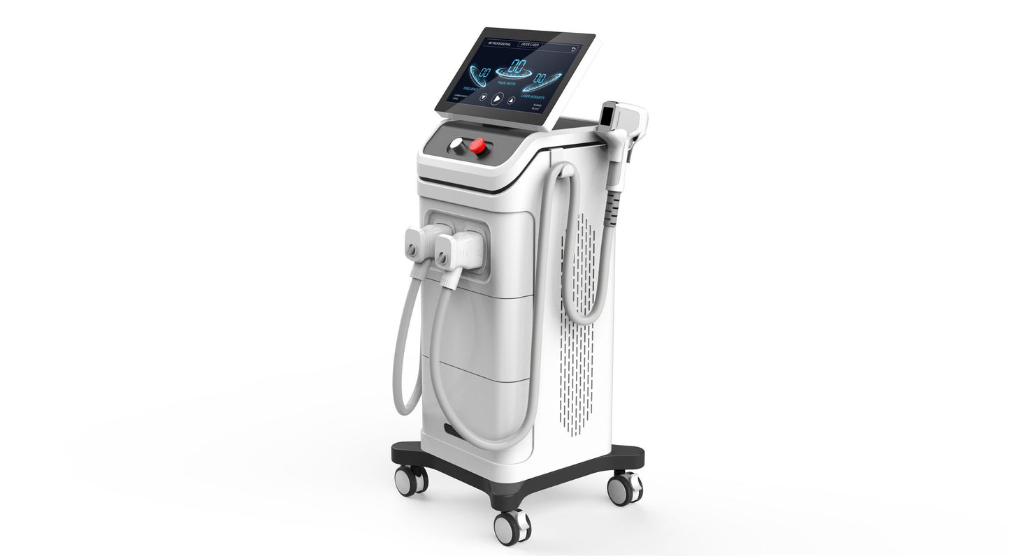 Updated 808nm Diode Laser Hair Removal & Skin Rejuvenation, five spot sizes included